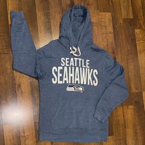 Men’s Seattle Seahawks Men's Blue Hooded Sweatshirt (size medium)